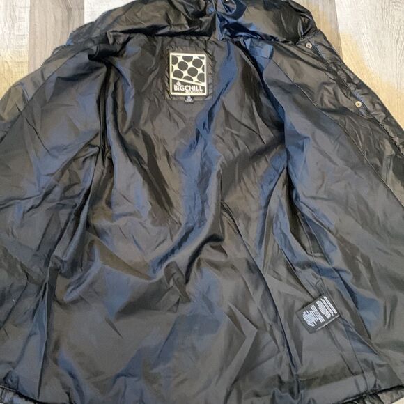 BIG CHILL Freestyle puffer jacket down blend zip/snap front zip women’s medium - Picture 9 of 13